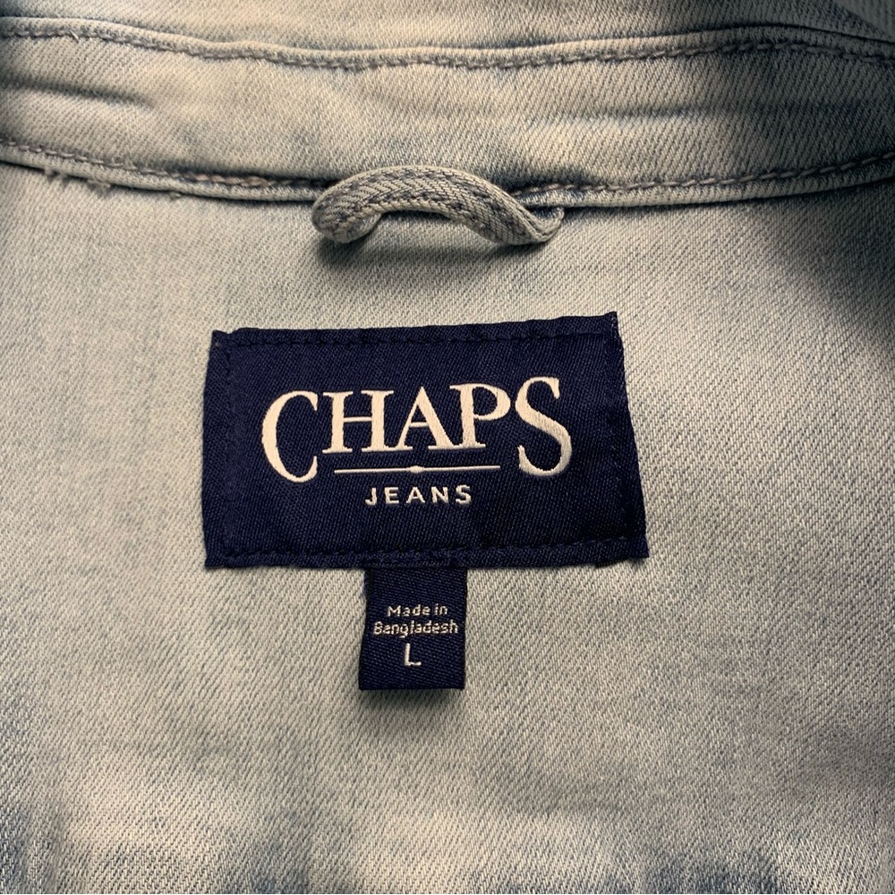 Chaps Classic Jean Jacket - Picture 5 of 7